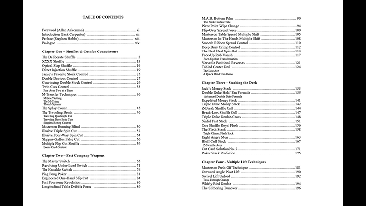 Card Table Artifice for Conjurors by Jamie Masterson