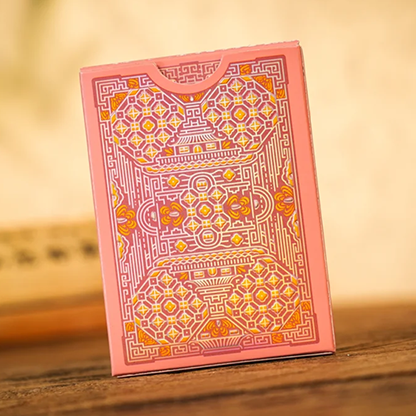 Ancient Relics Gem Playing Card by 52 Muse (Pink)