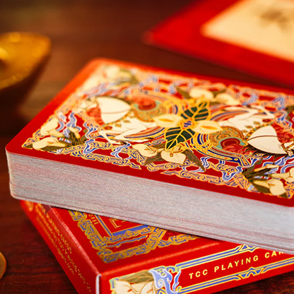 Year of the Horse (Red) Playing Cards by TCC Fashion