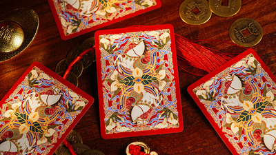 Year of the Horse (Red) Playing Cards by TCC Fashion
