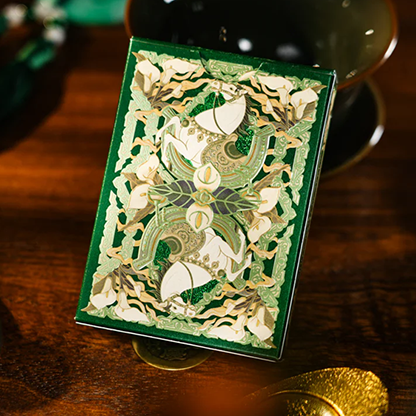 Year of the Horse (Green) Playing Cards by TCC Fashion