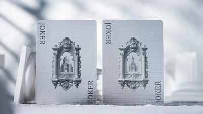 Alabaster Michelangelo Luxury Playing Cards by TCC Fashion