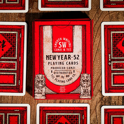 New Year Playing Cards by Smooth Writing