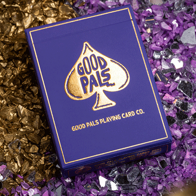 Good Pals Purple Foil Logo Playing Cards