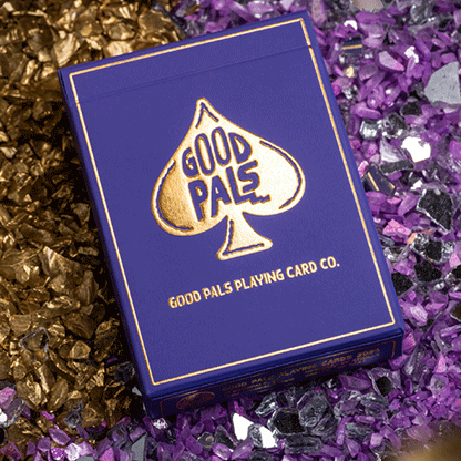Good Pals Purple Foil Logo Playing Cards