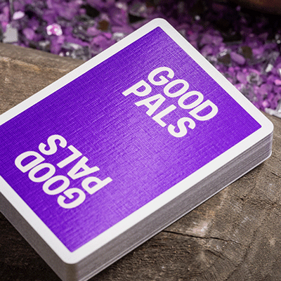 Good Pals Purple Foil Logo Playing Cards