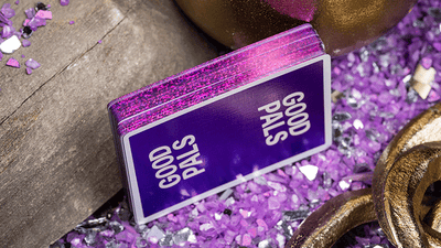 GILDED Good Pals Purple Foil Logo Playing Cards