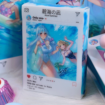 Sweet Cosplay Show - Azure Summer (Grading Box) Playing Cards