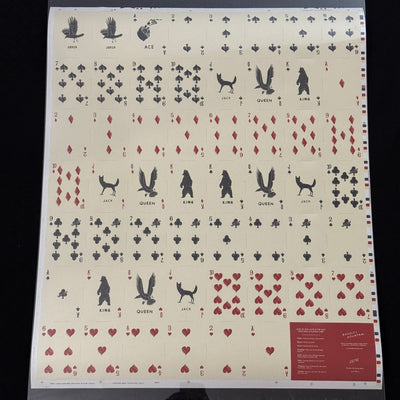 Camp Deck (Red) Uncut Sheet [AUCTION]