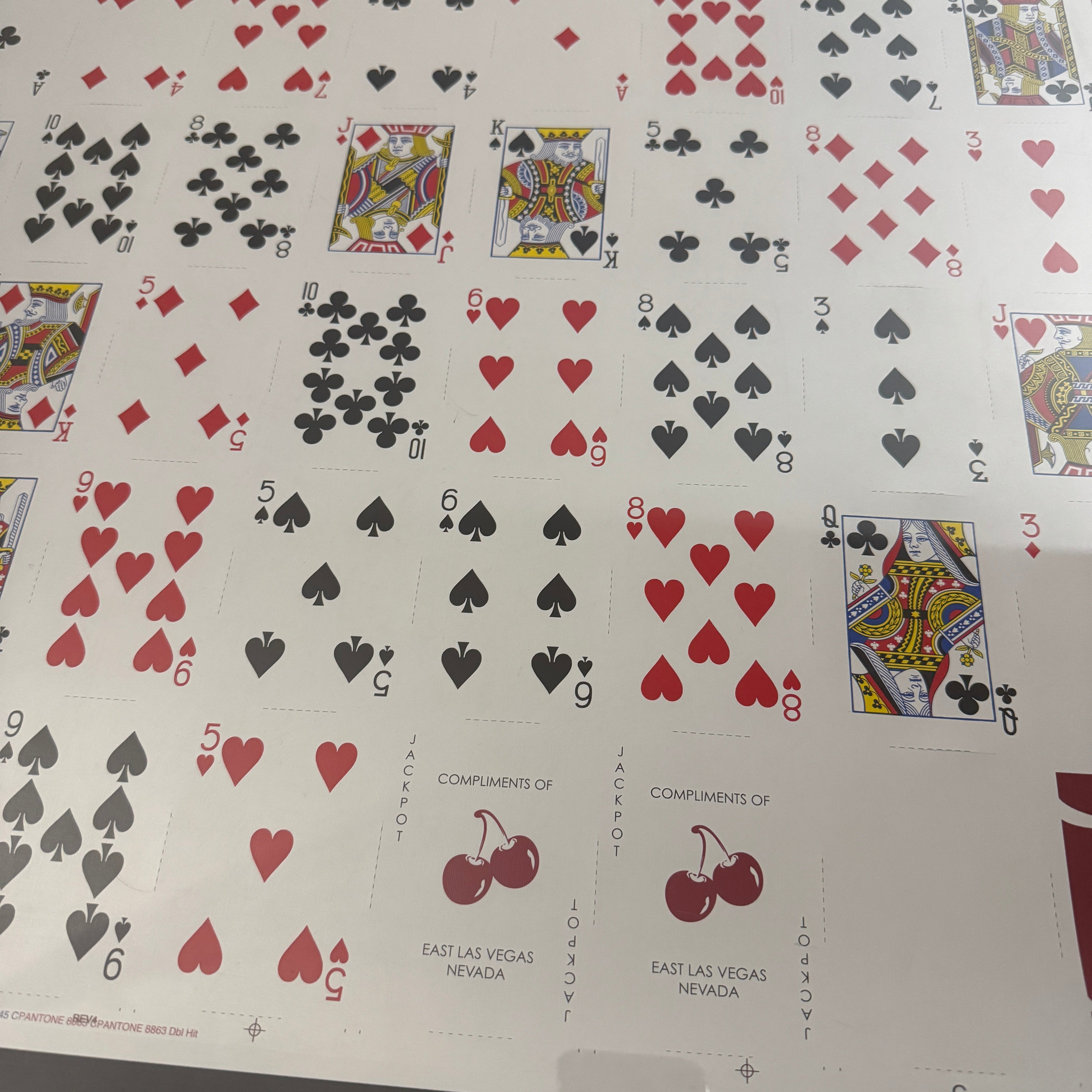 Cherry Casino (Reno Red) Uncut Sheet [AUCTION]
