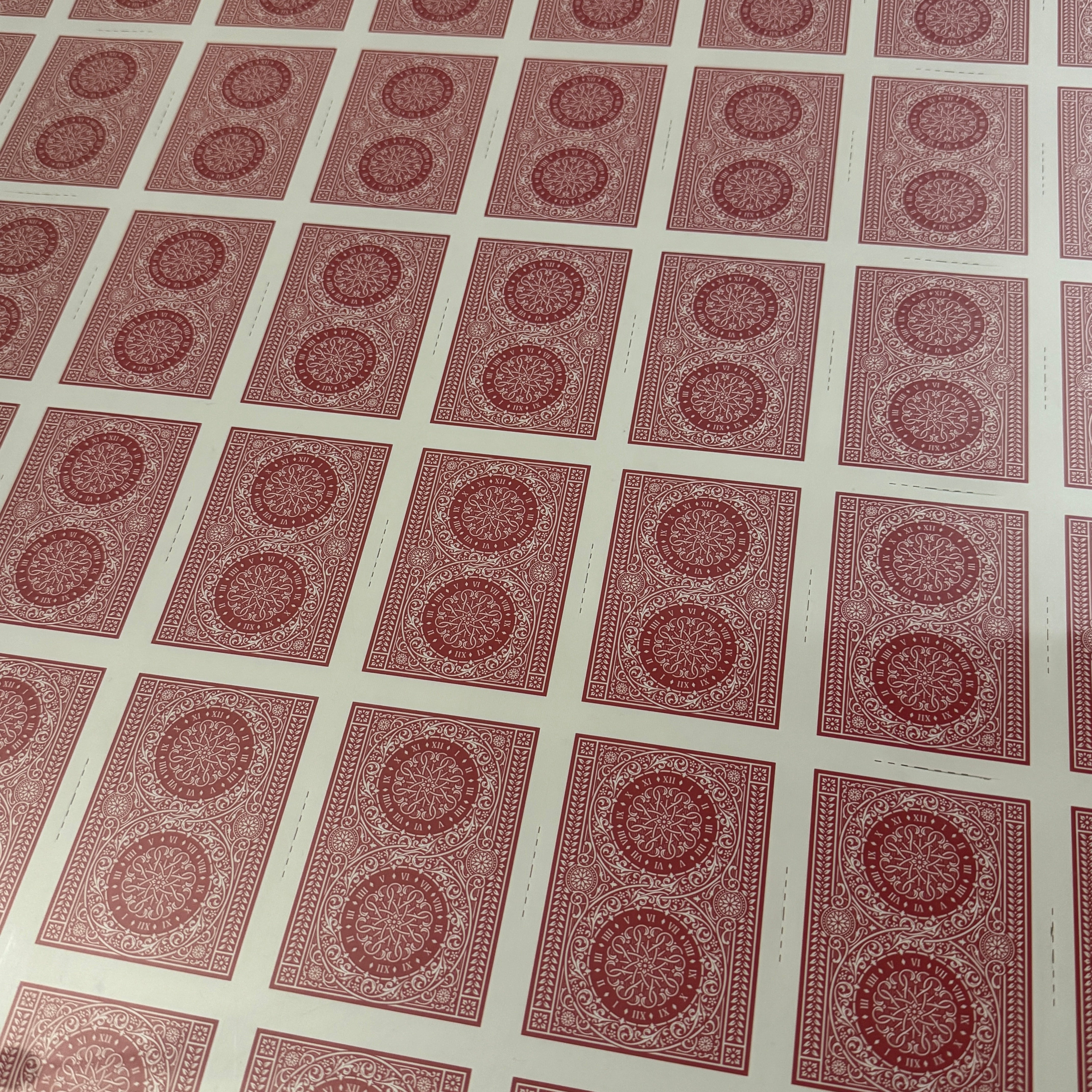 Tycoons (Red) Uncut Sheet [AUCTION]