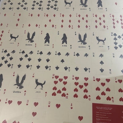 Camp Deck (Red) Uncut Sheet [AUCTION]
