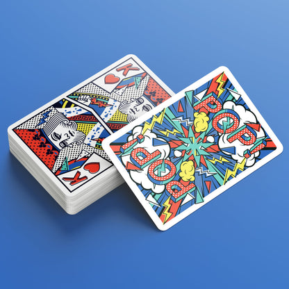 Pop (Blue) Playing Cards