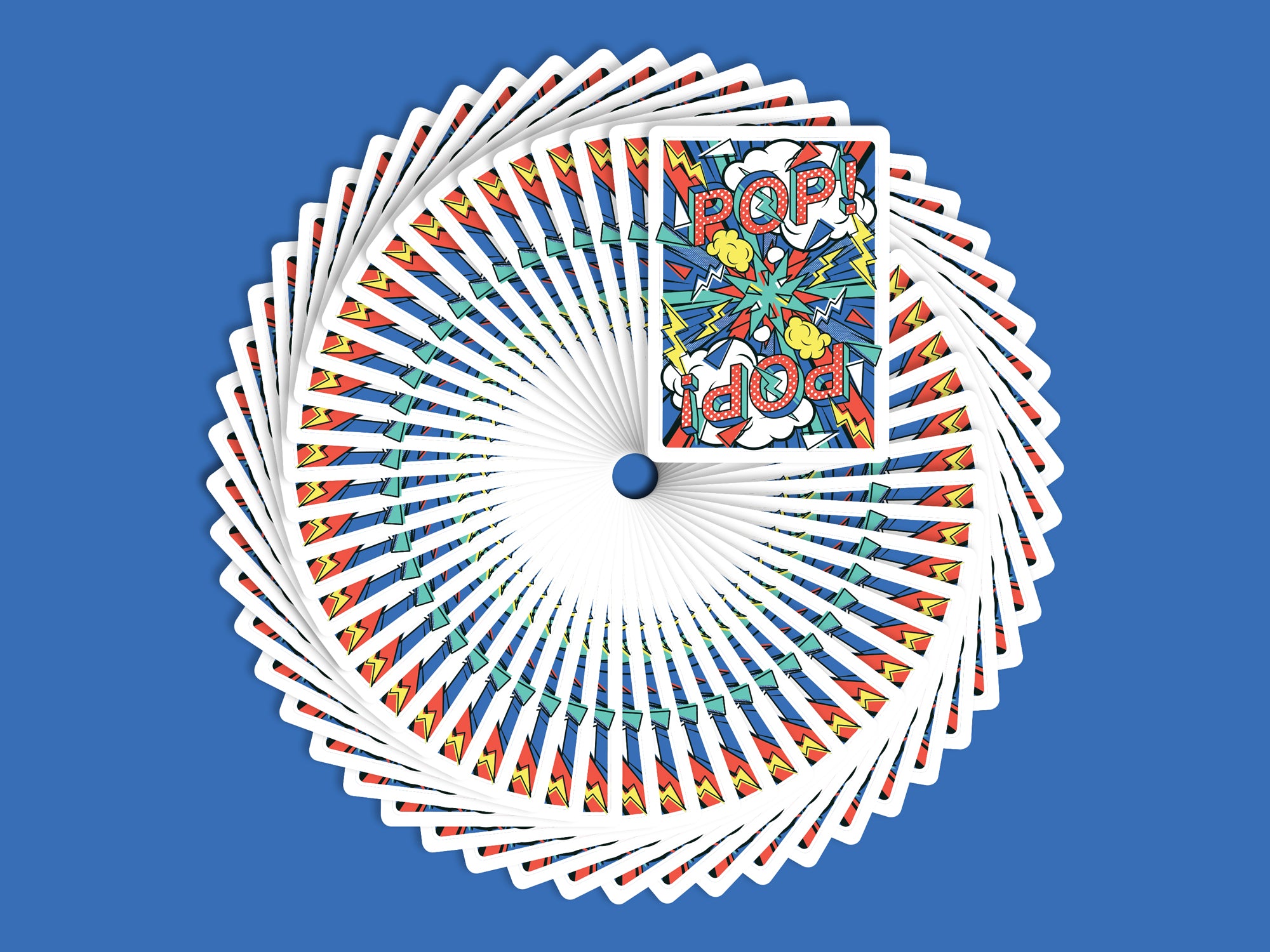 Pop (Blue) Playing Cards