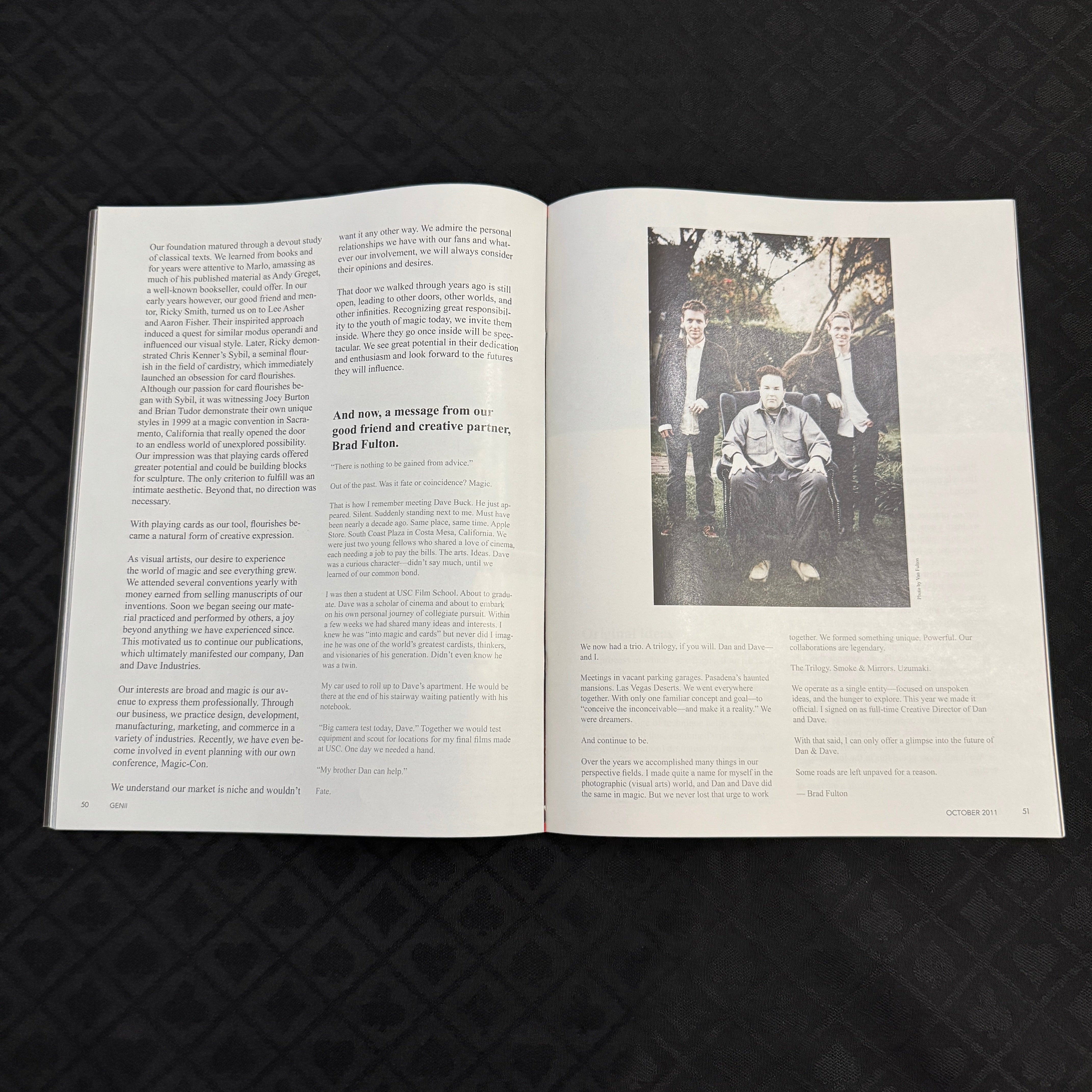 Genii Magazine (Oct 2011, Dan & Dave Cover) [AUCTION]