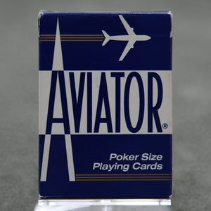 Aviator 914 (Blue/Ohio Made) [OPENED/DECK VERY GOOD/NO JOKERS]