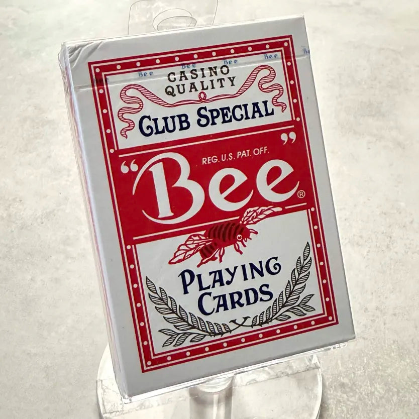 Bee Standard Index (Red, OHIO) Playing Cards [SEALED/CORNER DEFECT]