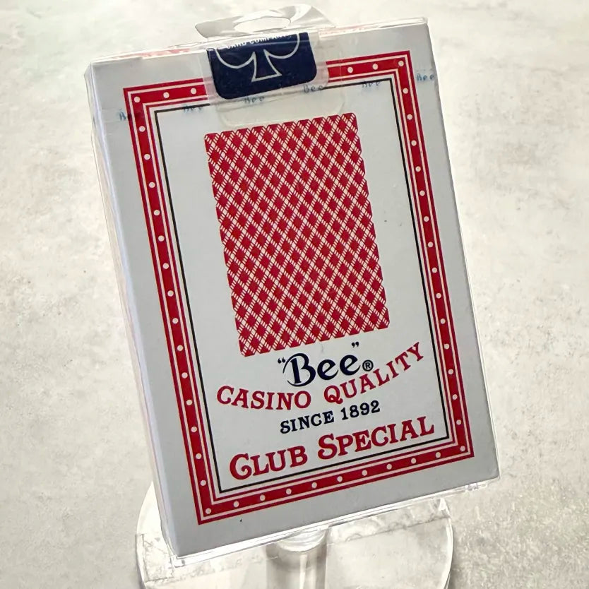 Bee Standard Index (Red, OHIO) Playing Cards [SEALED/CORNER DEFECT]