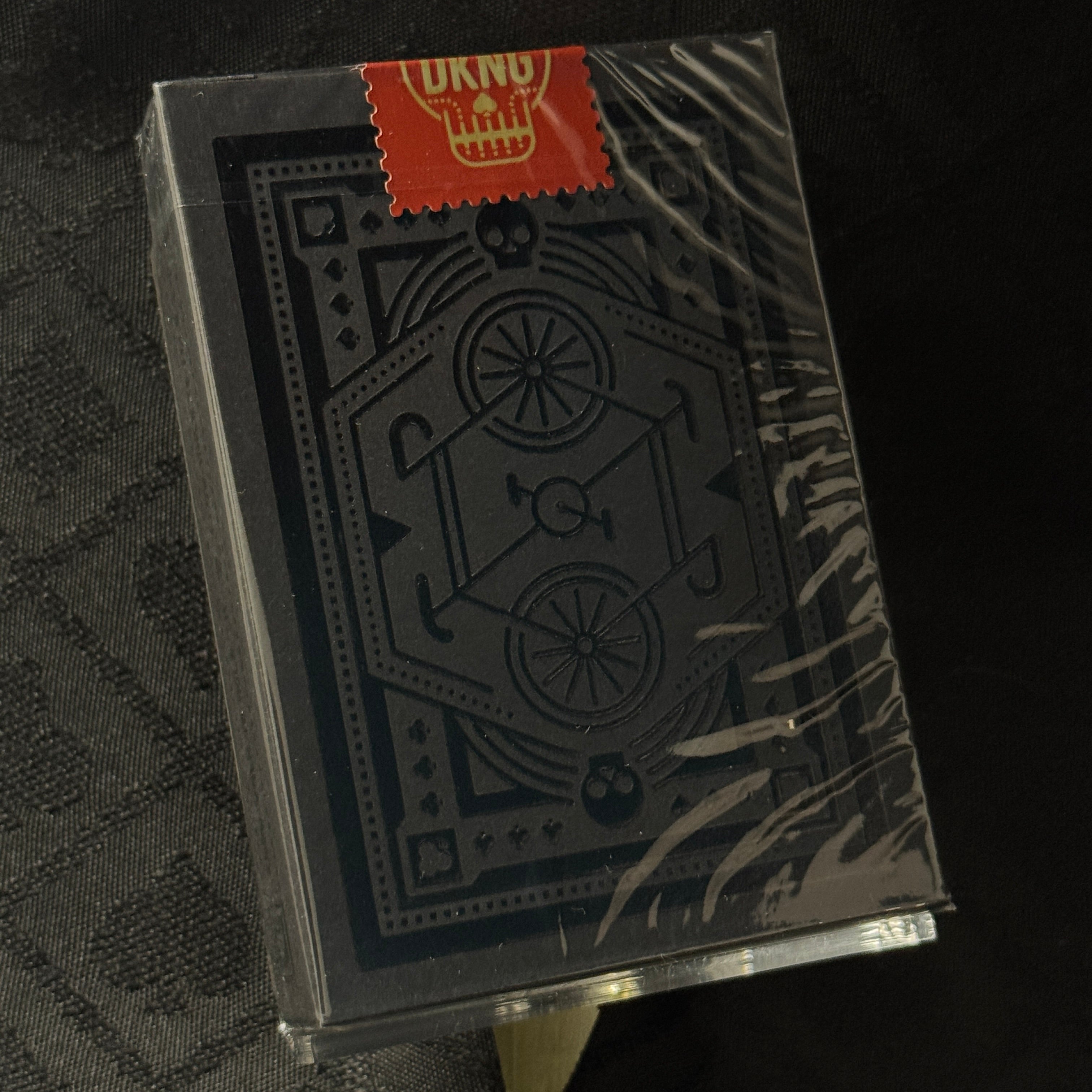 Wheels (Black) Playing Cards