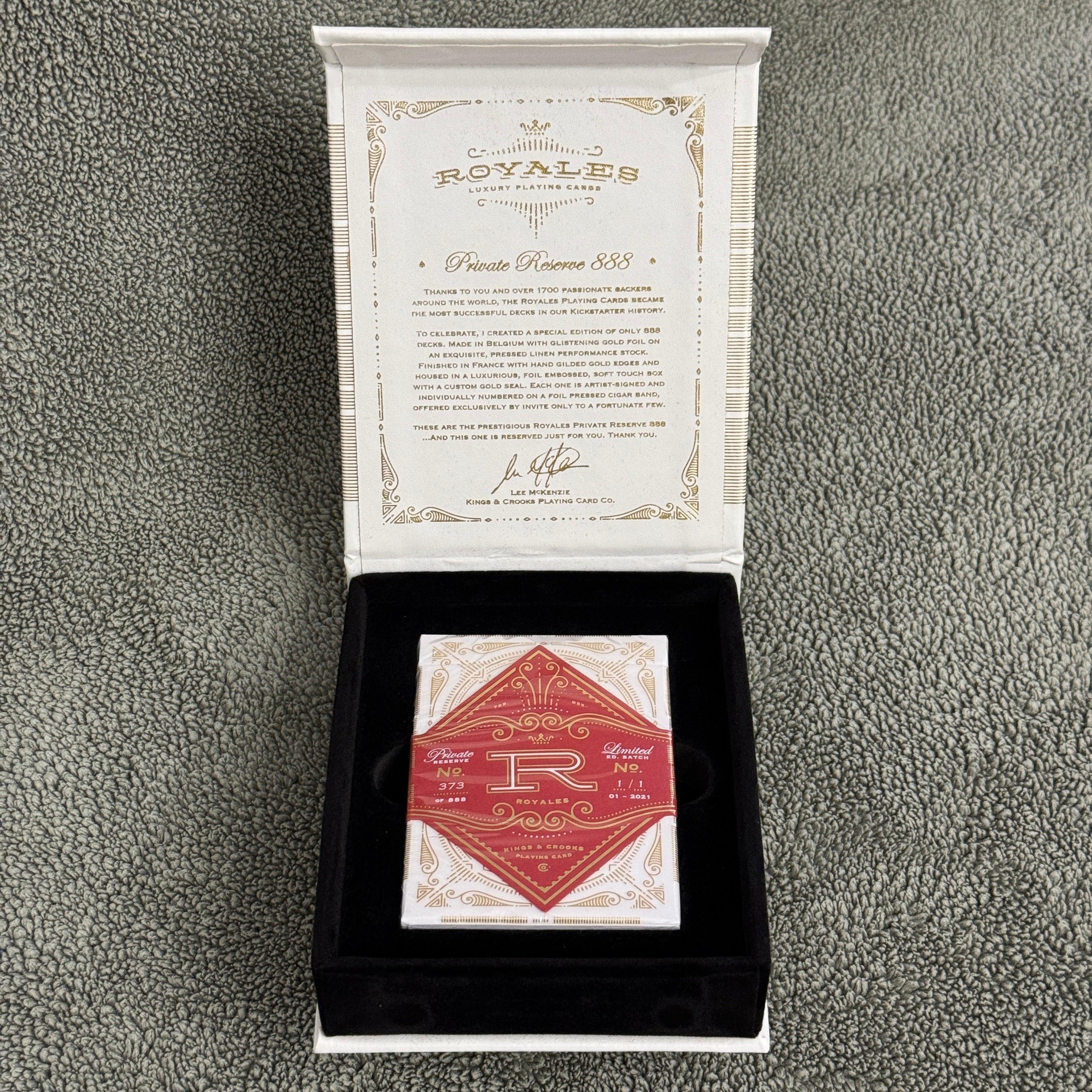 Royales Private Reserve w/ Box (#373/888) [AUCTION]