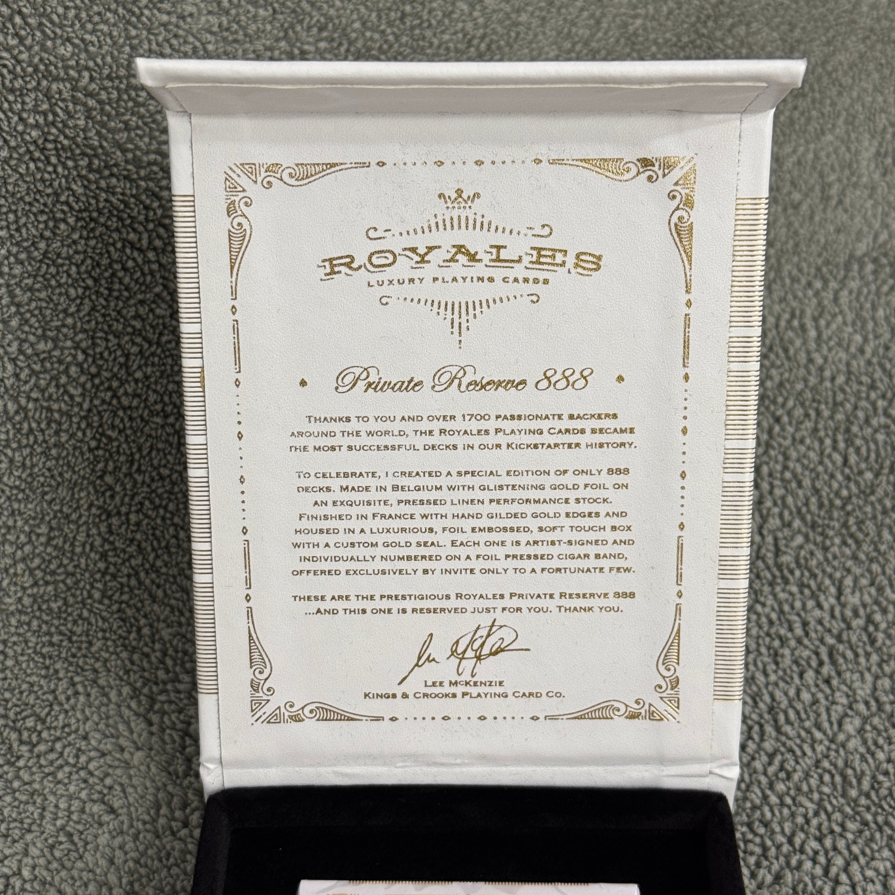 Royales Private Reserve w/ Box (#373/888) [AUCTION]