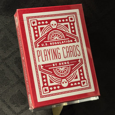 DKNG Red Wheels Playing Cards