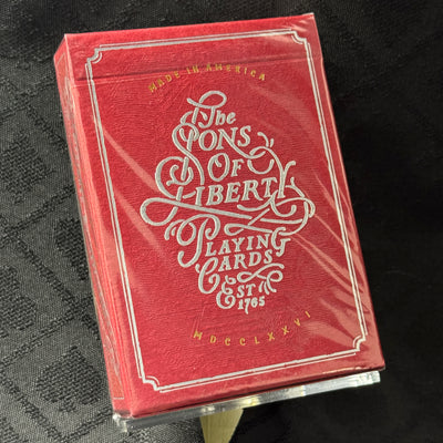Sons Of Liberty Red Playing Cards