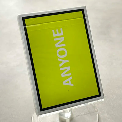 Insane Bright Yellow Cap Logo Playing Cards