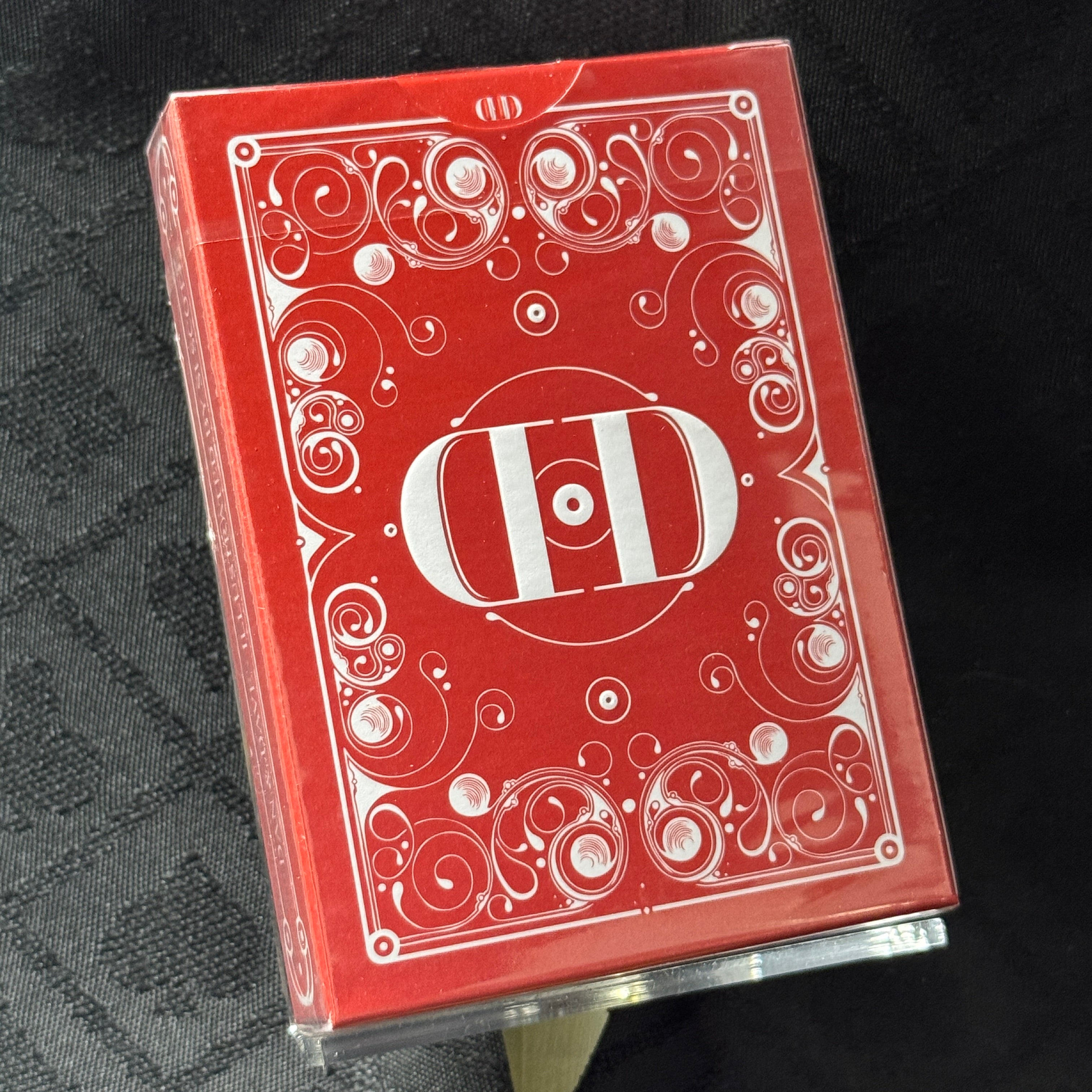 Smoke And Mirrors V8 (Red) Playing Cards