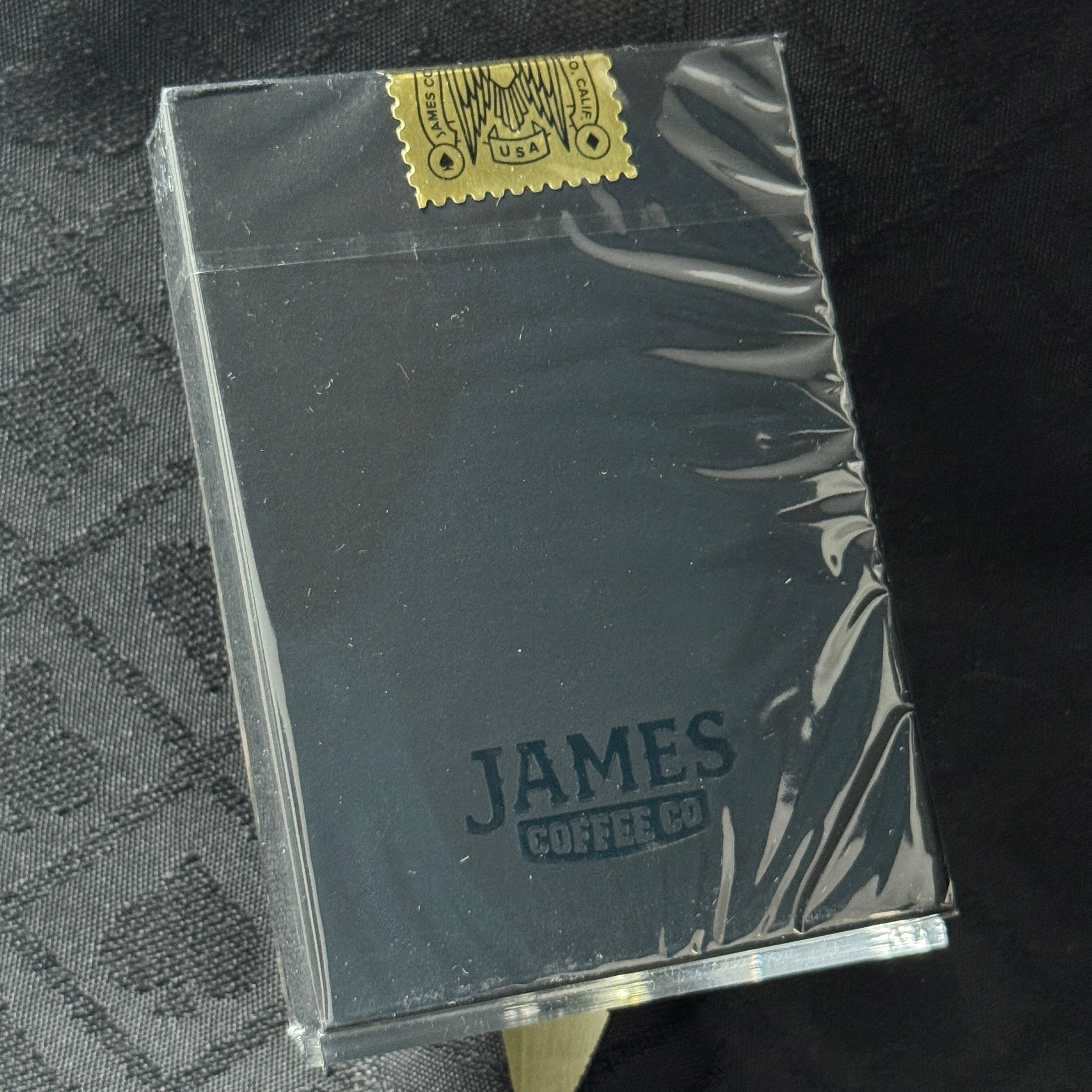 James Coffee Black Playing Cards