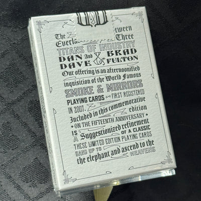 Smoke & Mirrors 15th Anniversary (Smoke) Playing Cards