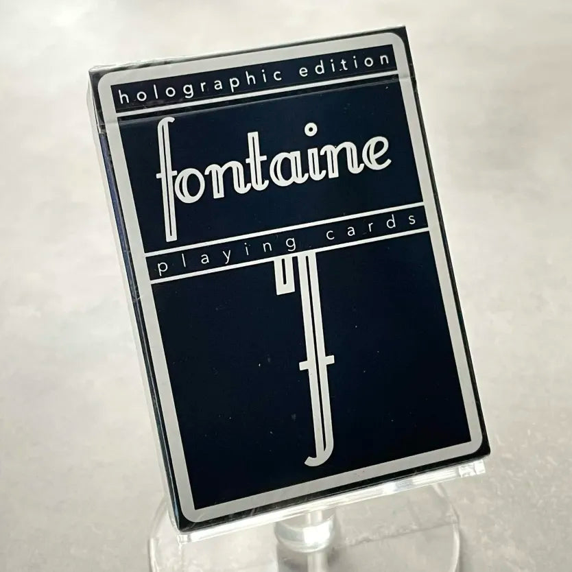 Black Holographic Prerelease Playing Cards