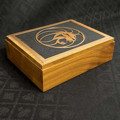 MGM Grand Hotel Wooden Case + Playing Cards Set [AUCTION]