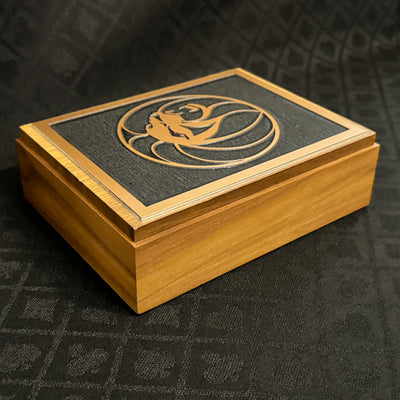 MGM Grand Hotel Wooden Case + Playing Cards Set [AUCTION]