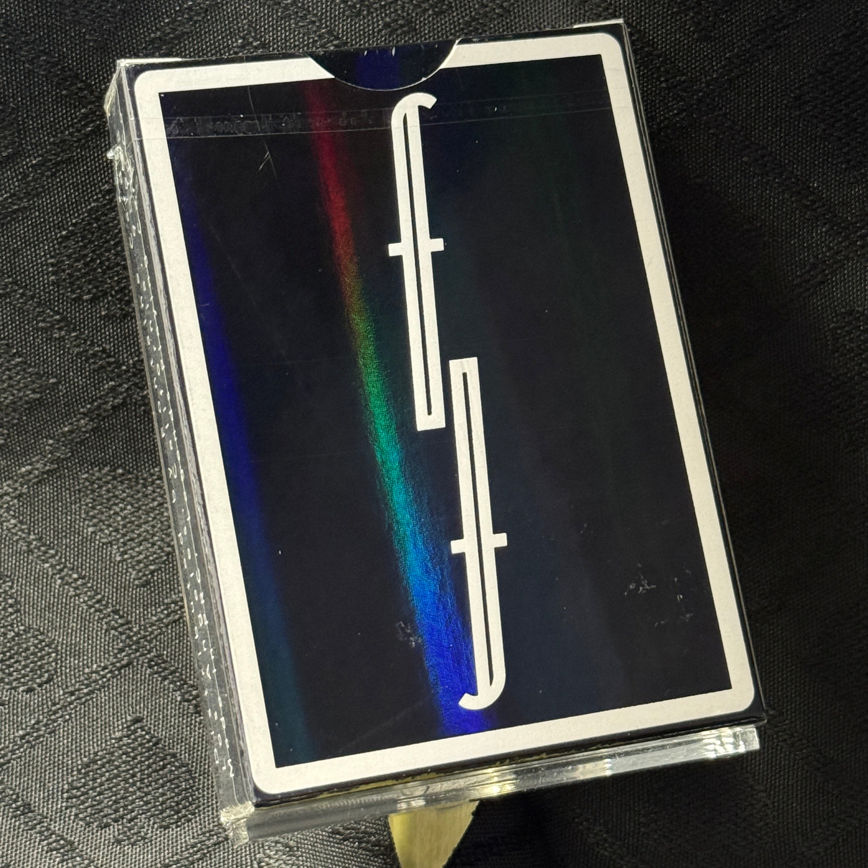 Black Holographic Playing Cards
