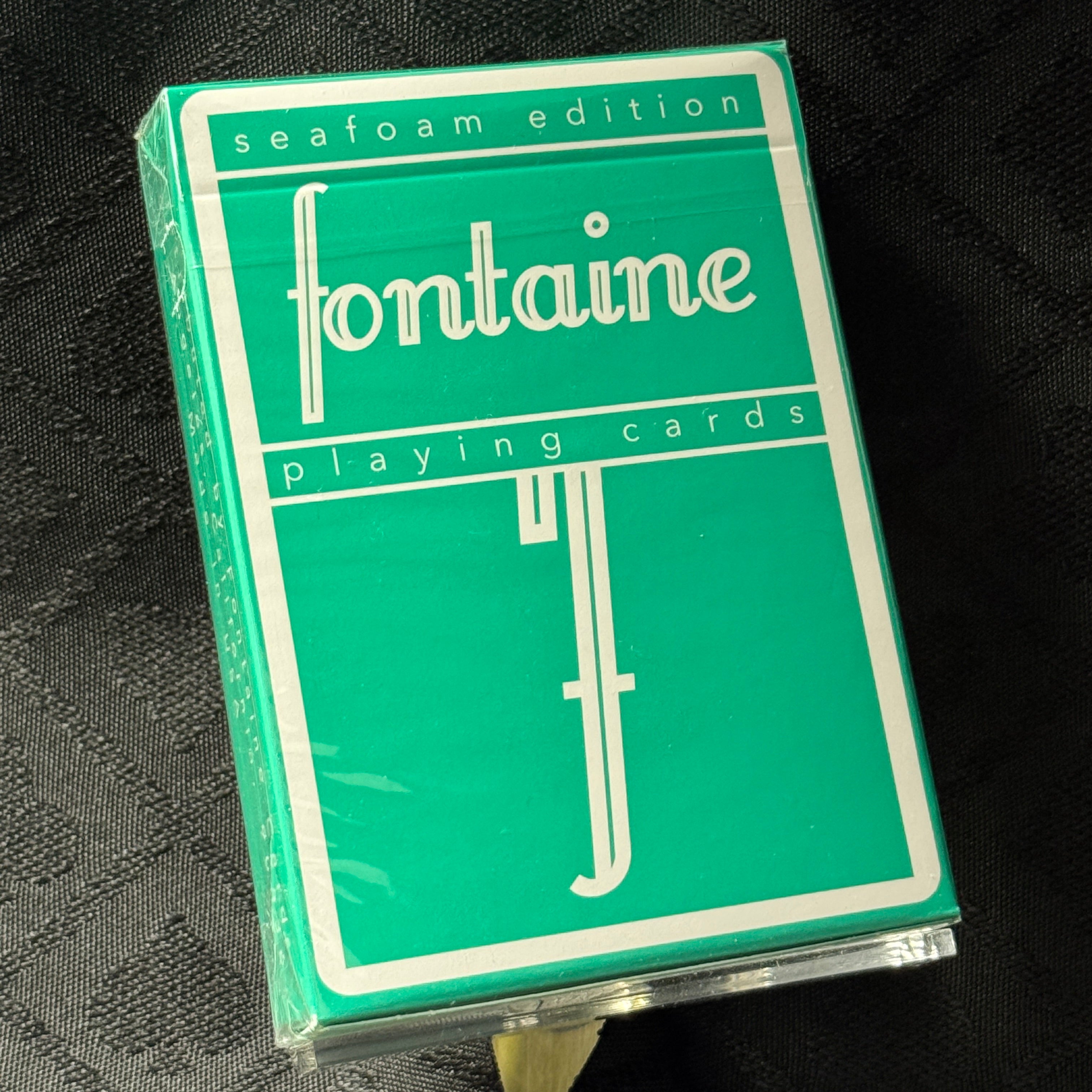 Fontaine Seafoam Playing Cards