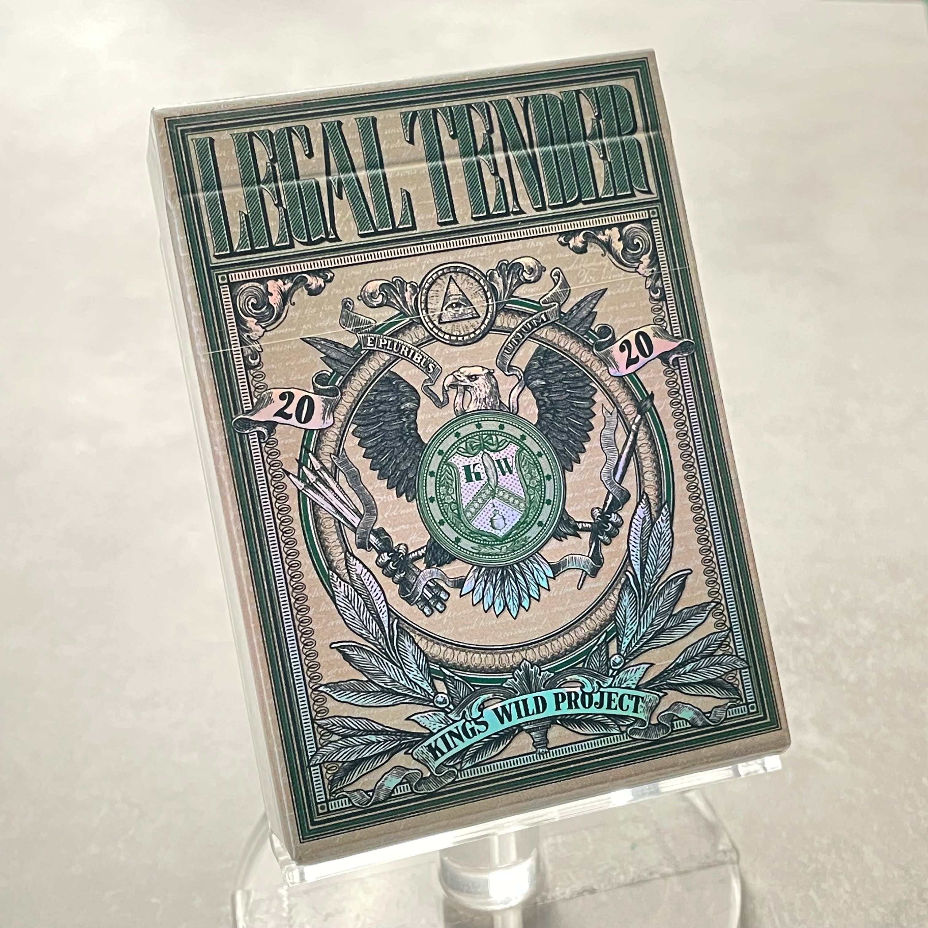 Legal Tender V1 Holographic Playing Cards