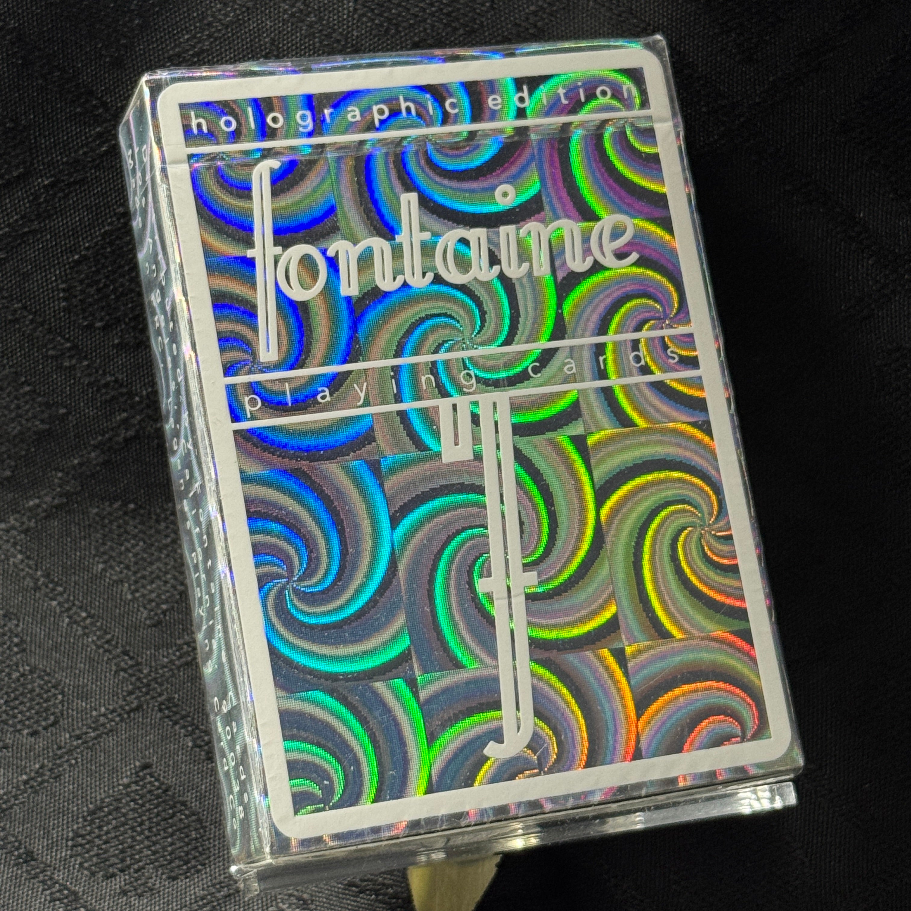 Holographic Spiral Playing Cards