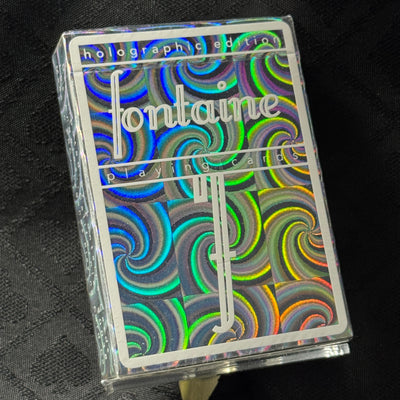 Holographic Spiral Playing Cards