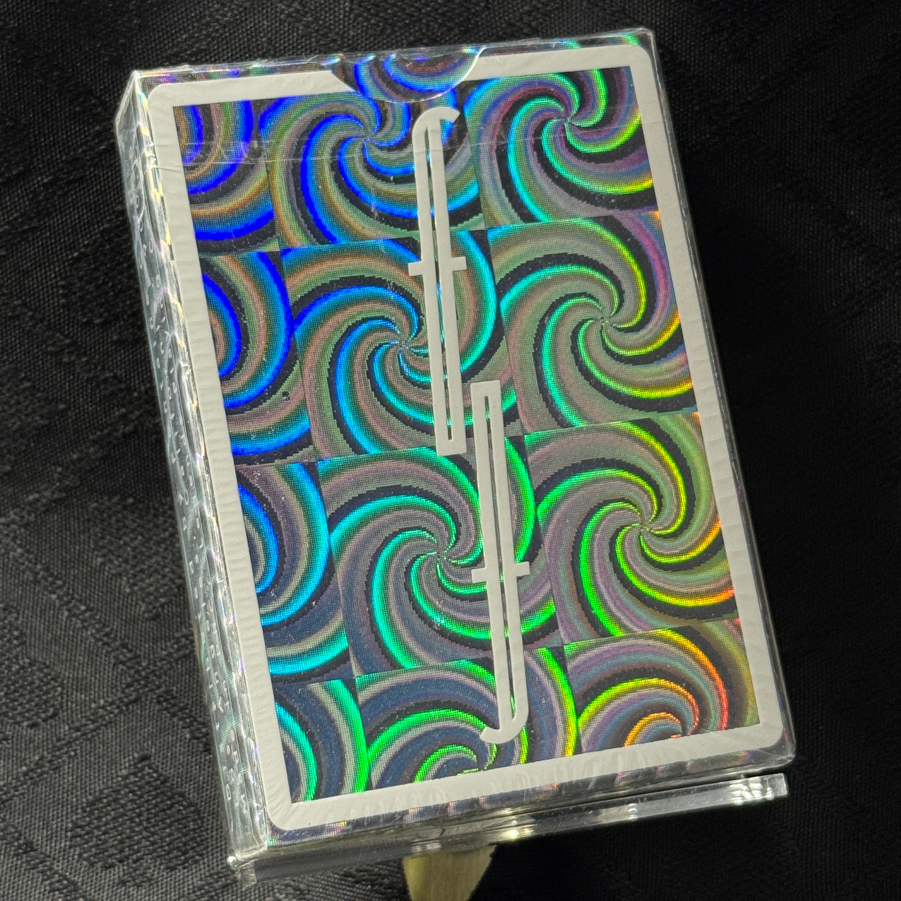 Holographic Spiral Playing Cards