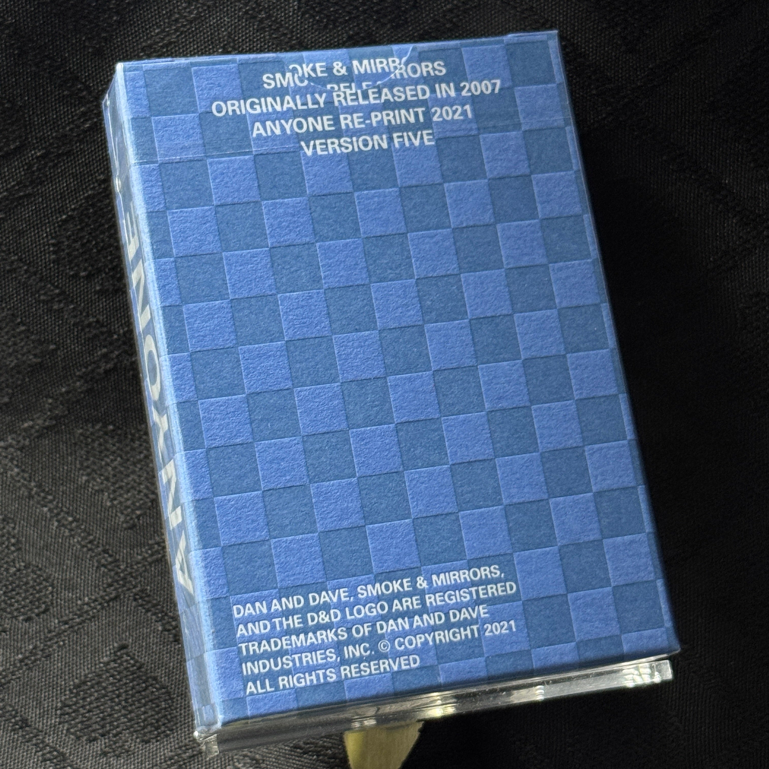 Smoke & Mirrors (V5, Blue) Playing Cards