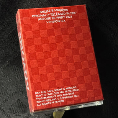 Smoke & Mirrors (V6, Red) Playing Cards