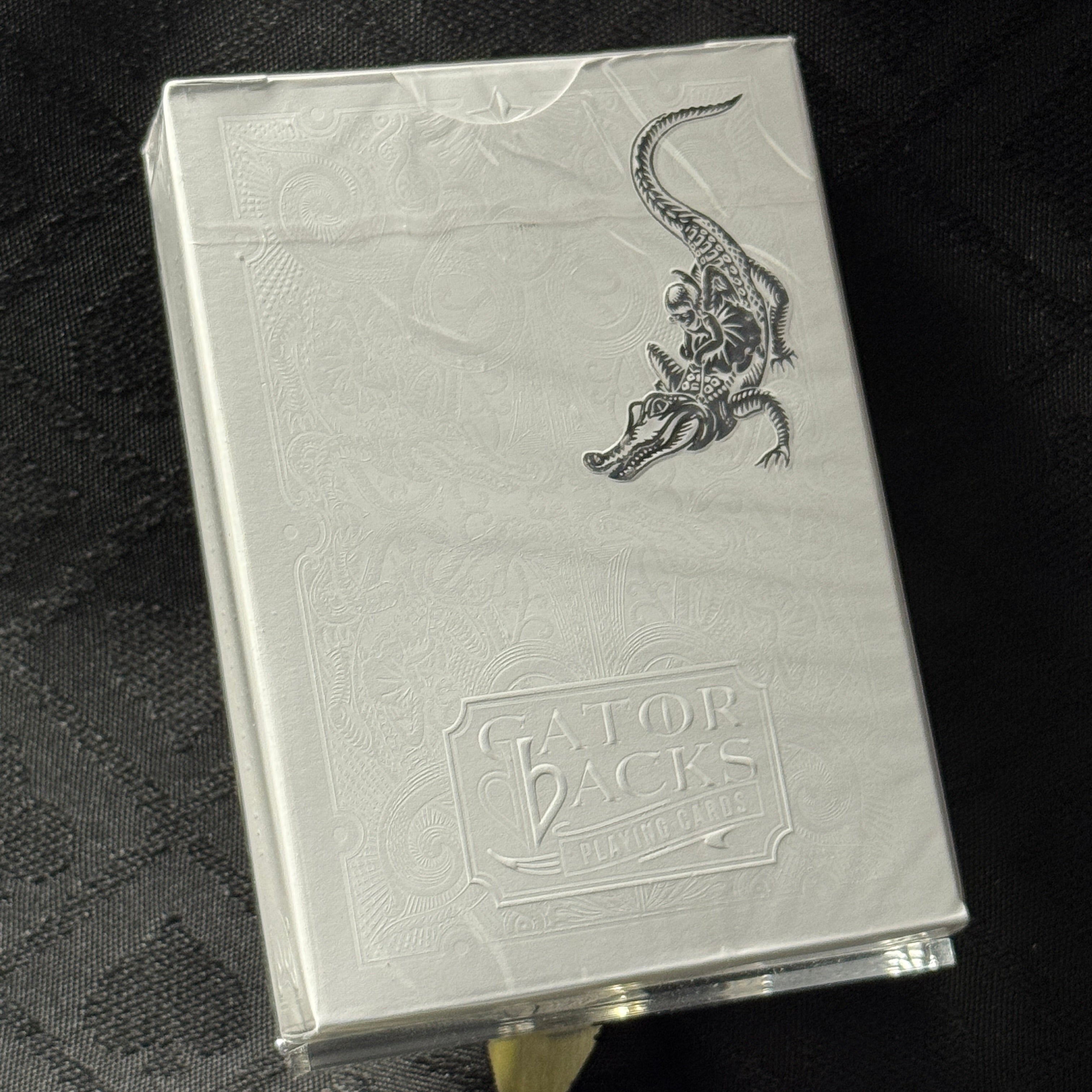 Gatorbacks Silver Playing Cards