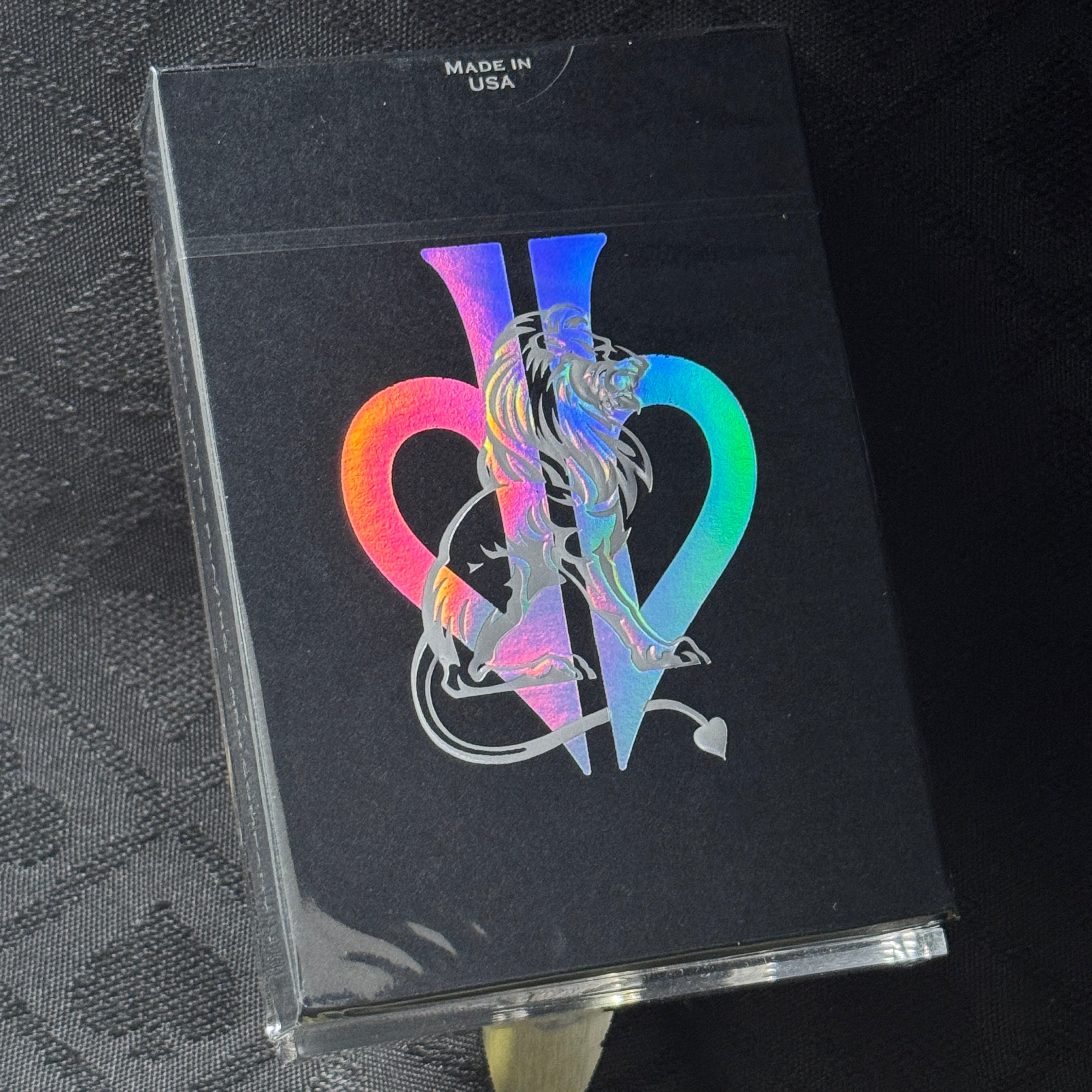 Black Lions Playing Cards
