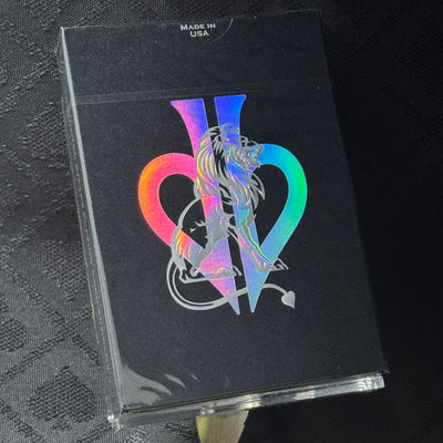 Black Lions Playing Cards