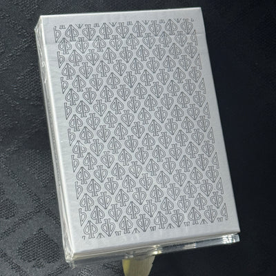 White Lions Playing Cards