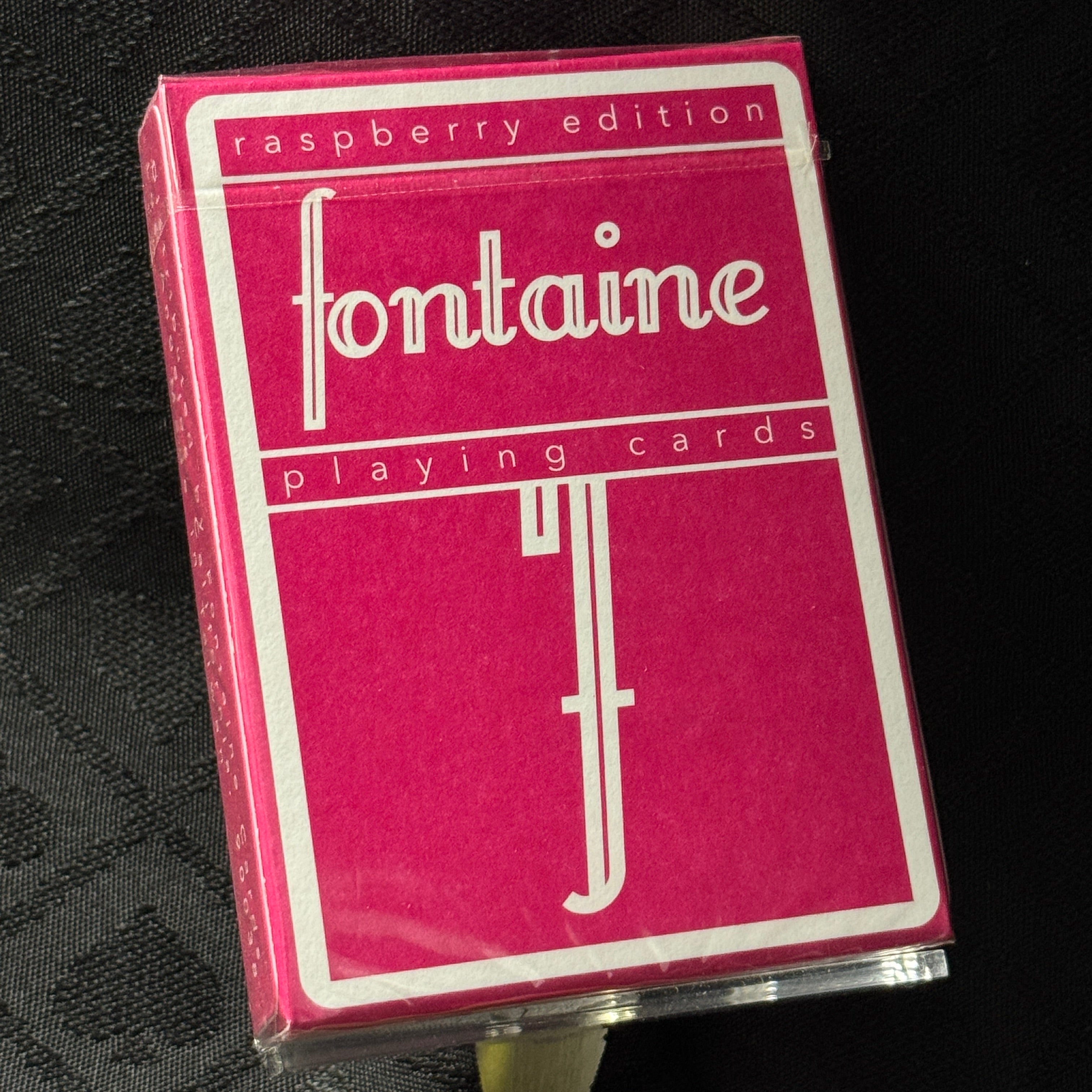 Fontaine Raspberry Playing Cards