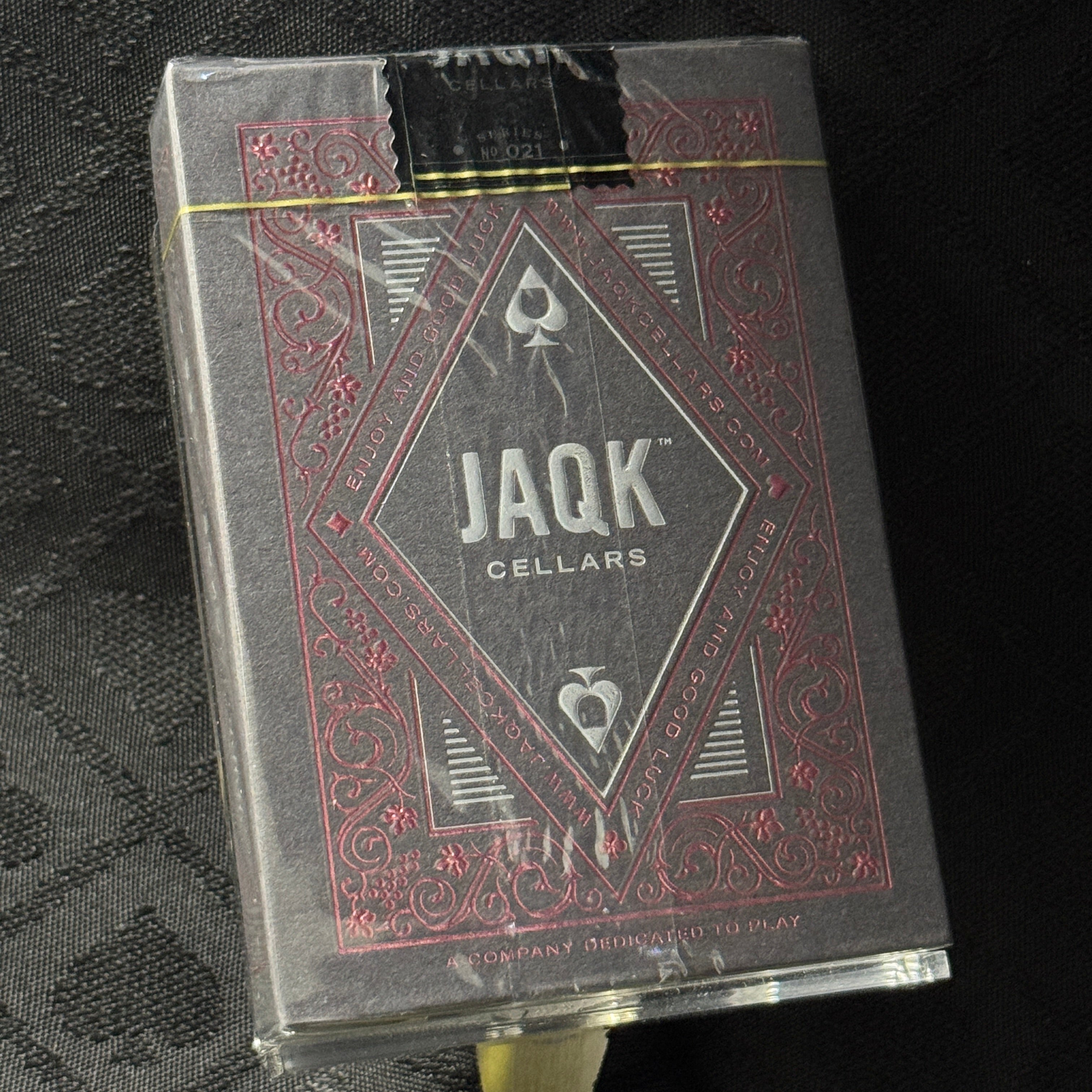 JAQK Cellars (Rose) Playing Cards