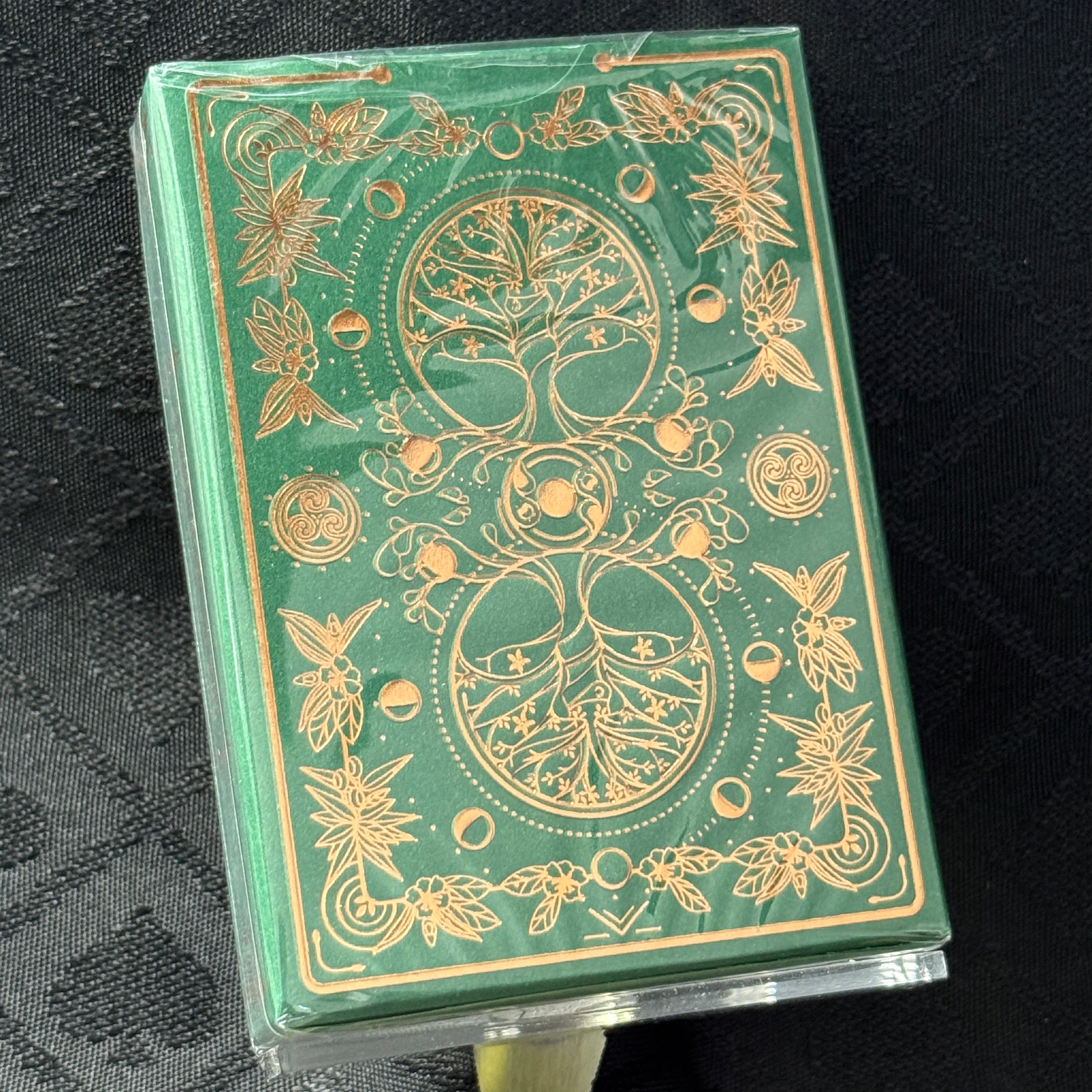 Fillide Forest Green Playing Cards