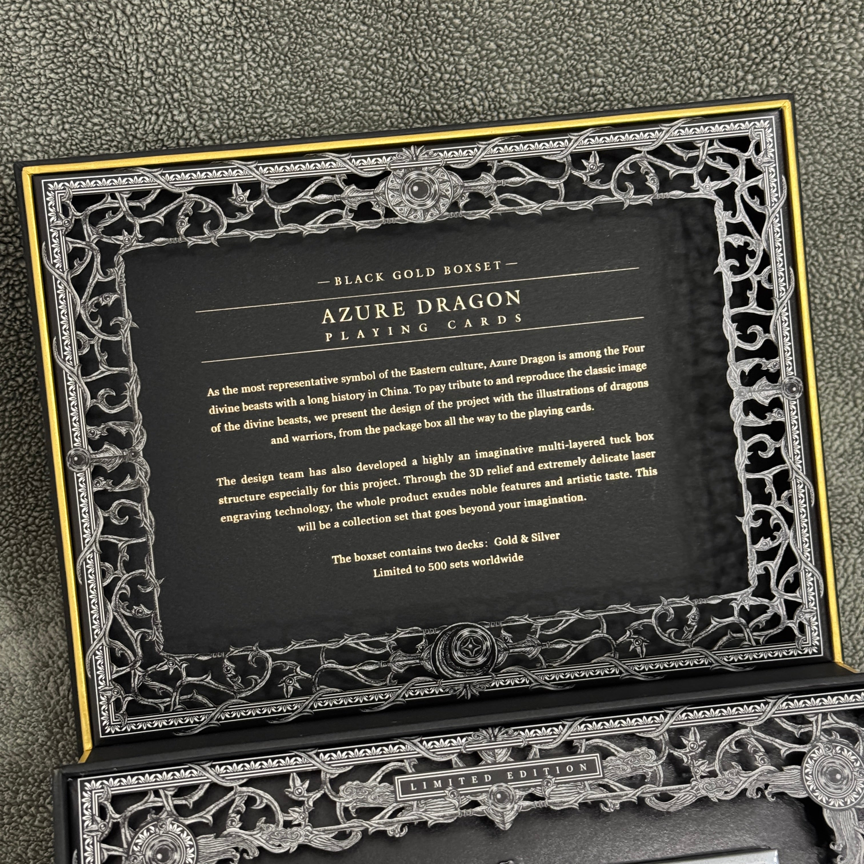 Azure Dragon Black Gold Box Set (#052/500) [AUCTION]